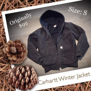 Carhartt Quilted Flannel Winter Coat Jacket
